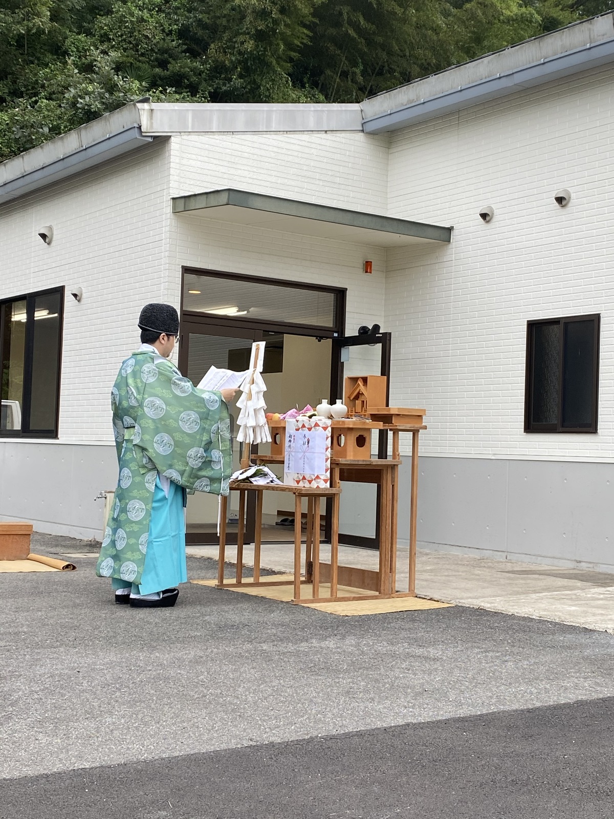 八雲ことぶきフーズ　清祓式